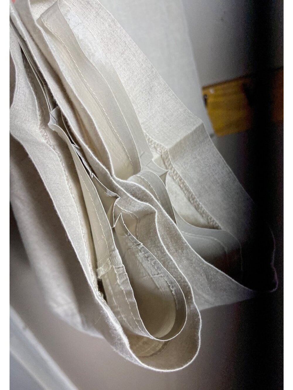 Linen Blend Trouser Lined Preppy Minimalist Brunch Elevated Casual Corner Wom 14 - Picture 13 of 13